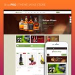 Template/Theme/Design für den Onlineshop Pro zum Beispiel für Wein, Getränke, Bier oder Whiskey