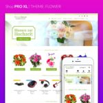 Template/Theme/Design für den Onlineshop Pro XL zum Beispiel für Floristen bzw. den Blumenladen