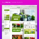 Template/Theme/Design für den Onlineshop Pro XL zum Beispiel für Pflanzen, Floristen, Tierzubehörhandel oder Werkzeug